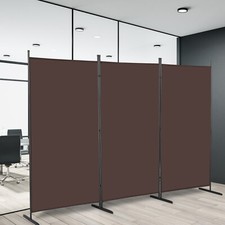 6ft Folding Room Divider 3 Panel Privacy Screen for Home Office Wall Dorm School