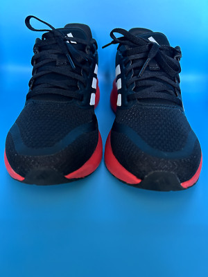 ADIDAS Sneakers Size 4.5 Kids (GS) -  Runfalcon  Cloud Foam Black/Red Athletic