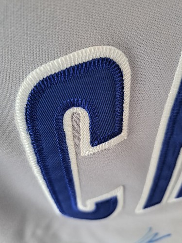 DERREK LEE AUTOGRAPHED BASEBALL JERSEY with COA CUBS - Picture 4 of 9