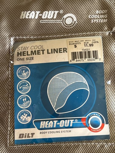 Motorcycle Helmet Liner, BILT Roadster Replacement, Skull Cap, Body Cooling NWT - Picture 4 of 7