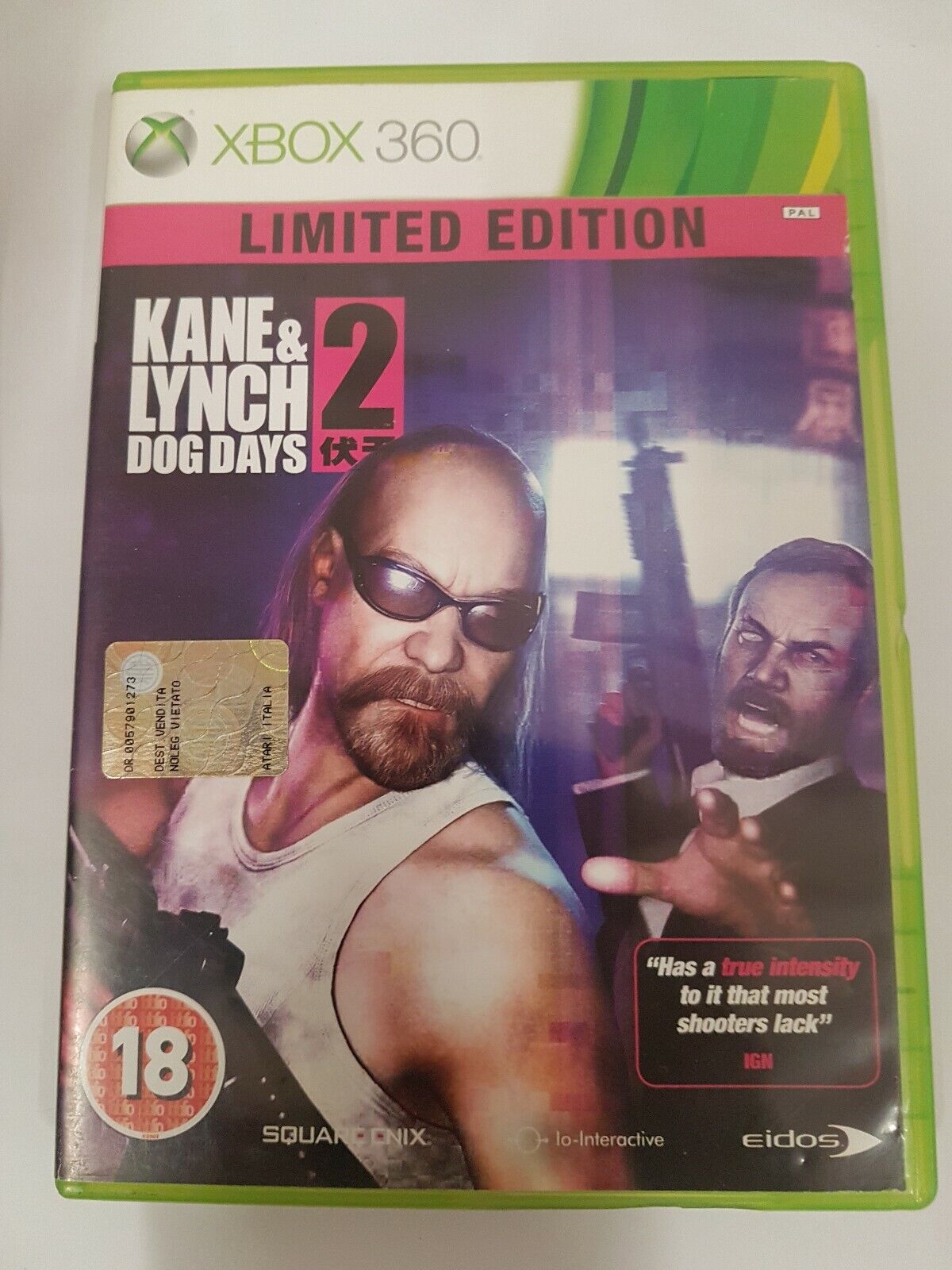 Kane Lynch 2:Limited Edition Xboxone Usati Console Offerta | eBay