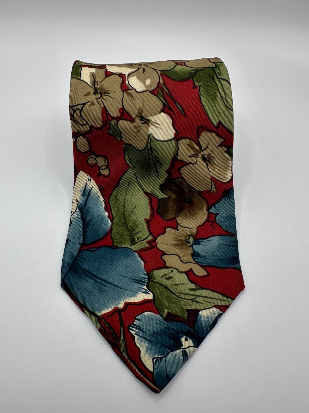 Robert Talbott Studio x Mark Shale Red Tropical F… - image 5