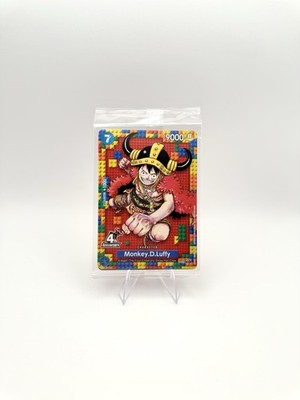 One Piece TCG Monkey D Luffy P-110 Promo Lego Pre Release 4th Anniversary SEALED