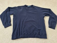 Polo Ralph Lauren Men  s 100 Cotton Crewneck Sweater XL Navy Blue