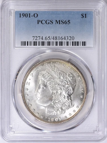 1901-O $1 Morgan Silver Dollar PCGS MS65 Really Nice Coin