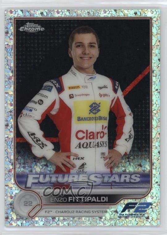 2022 Topps Chrome Formula 1 Mini-Diamond Refractor /299 Enzo Fittipaldi #95 pj5