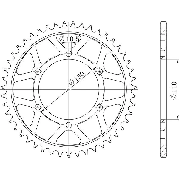 Engrenage en Acier P530 - Z41 (DIS.12813) - Photo 1/1