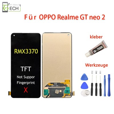 Für OPPO Realme GT Neo 2 RMX3370 LCD Display (TFT) Touchscreen Bildschirm w...