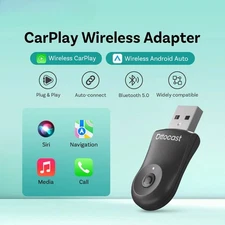 Wireless CarPlay Android Auto Adapter Plug Play USB Dongle WIFI Car Accessories
