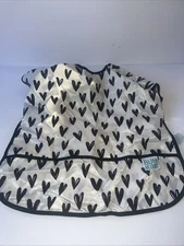 Bumkins Baby Bib Heart Design Wild & Free Hoop & Loop Pocket