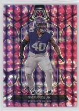 2024 Panini Mosaic Pink Camo Mosaic Prizm Ivan Pace Jr #146 1of1