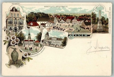 14009711 - 2942 Jever Lithograph Grand Duke Castle Lapwing Mug Town Hall