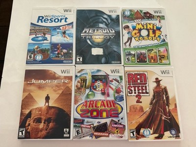 Nintendo Wii Empty Case Lot of 6 - Metroid Prime Trilogy (DAMAGED ART)