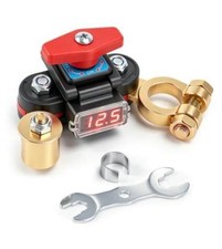Battery Disconnect Switch 12V-24V, Car Cut Off Kill Switch with LED Display,