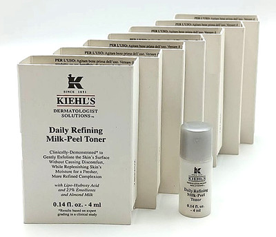 Kiehl´s Daily Refining Milk-Peel-Toner 28 ml Neu & Ovp 7 x 4 ml exfolierend