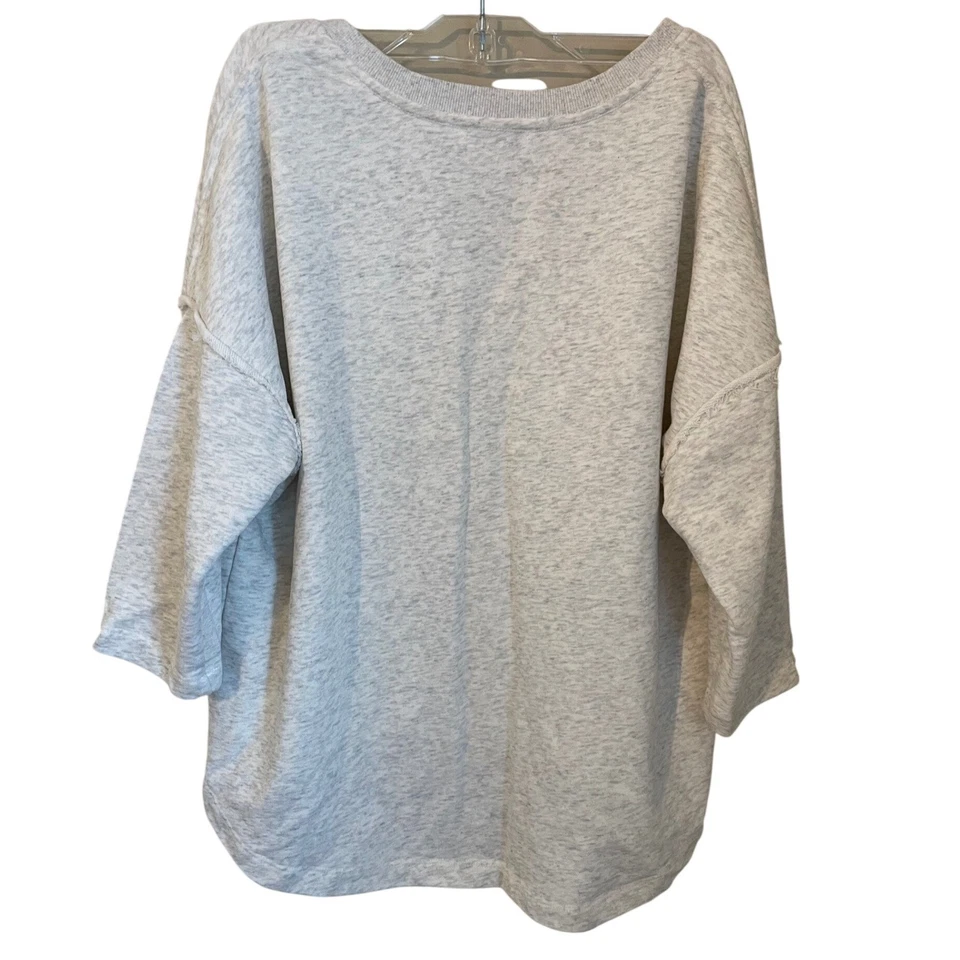 MERSEA один размер французский v-образным вырезом толстовка пепел вересковый серый - Изображение 2 из 4