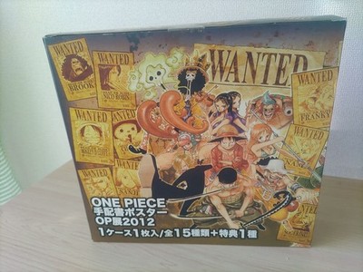 One Piece Wanted Poster Set 15 from OP Exhibition 2012 Complete Box Poster