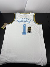 D’Angelo Russell Los Angeles Lakers Autographed Jersey Signed Rare NBA JSA COA