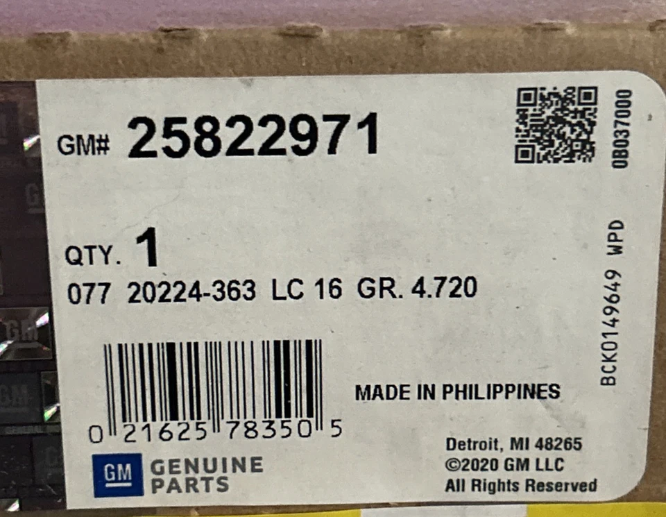 Arnés sensor velocidad rueda ABS genuino GM 2007-2009 Chevy, Pontiac RH 25822971 Foto 4 de 4