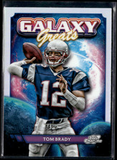 Tom Brady - 2024 Topps Chrome Cosmic Football #GG-6 Galaxy Greats