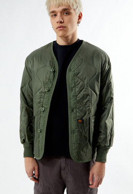 NWT Alpha Industries $125 ALS 92 Heritage Liner Jacket, Green, Sz S