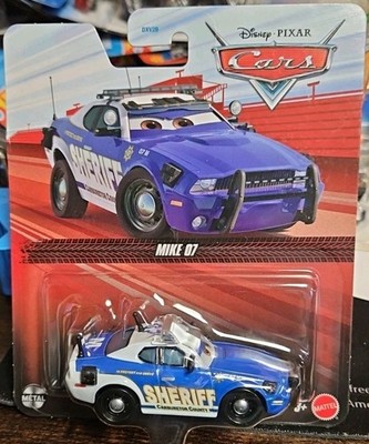 Mattel Disney Pixar Cars Metal MIKE 07 Sheriff Carburetor County New for 2026!