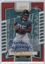 2023 Absolute Rookies Red Spectrum Signatures 35/100 Brenton Strange Auto 0vc5