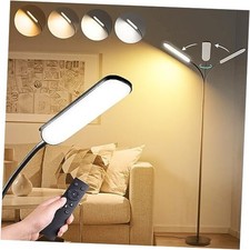 Floor Lamp, 18W 1800LM Super Bright LED Floor Lamp with Remote  Works Black