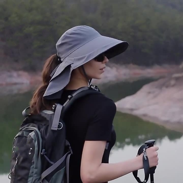 APL Cappello donna protezione UV tesa larga ideale per escursioni e avventure outdoor