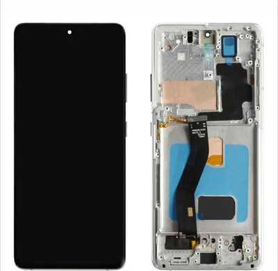 AGCUT For Samsung S21 Ultra LCD Screen Replacement G998U Touch Digitizer Sliver Frame
