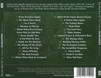 THE DUBLINERS - THE VERY BEST OF THE ORIGINAL DUBLINERS NEW CD