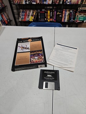 Populous II/Powermonger Box  CD-ROM Classics PC - You Only Get What's In Picture