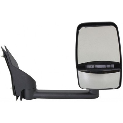 For GMC Savana 1500 2003-2014 Door Mirror Passenger Side Dual Glass Smooth Black