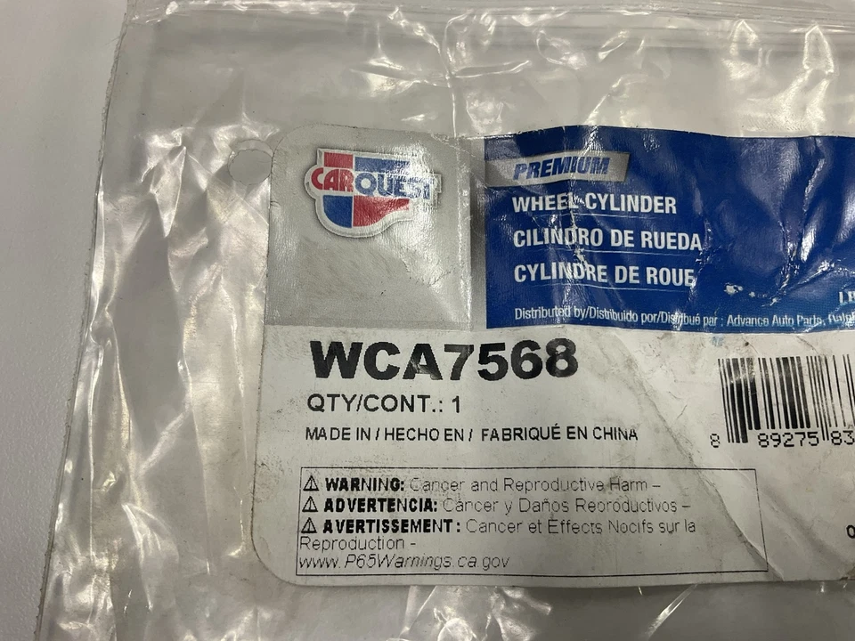 Cilindro de rueda de freno de tambor trasero Carquest WCA7568 para Jeep Willys 1946-1953 Foto 4 de 4