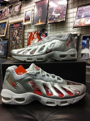 Size 12 - Nike Supreme x Air Max 96 Metallic Silver