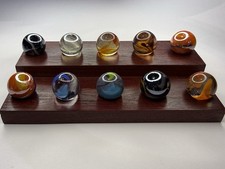 10 Imperfect Glass Marbles See Photos Description Lot  8966