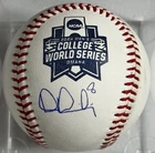 Dylan Dreiling Autographed 2024 College World Series Baseball Tennessee BECKETT