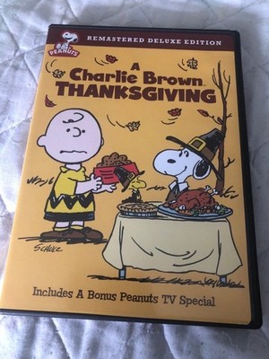 A Charlie Brown Thanksgiving DVD Mayflower Voyagers Peanuts