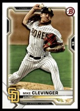 2021 Bowman Mike Clevinger San Diego Padres #53