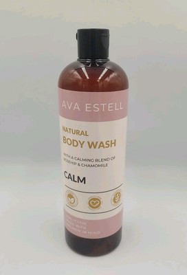 Ava Estell Natural Body Wash Calm Rosehip & Chamomlie essential oil 17.5 fl oz