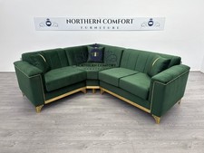 Alanya Corner Sofa in Emerald