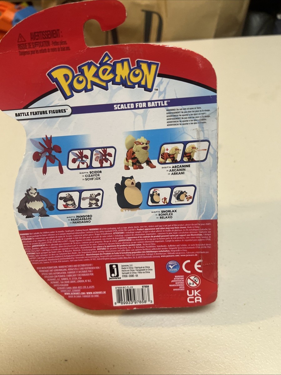 Wicked Cool Pokemon Deluxe Battle Action Feature Figure Scizor