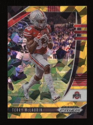 2020 Terry McLaurin Panin Prizm Draft Football Gold Prizm #1/7 *NICE*