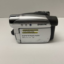 SONY DCR-HC36 Mini DV Camcorder - Cracked Screen - Parts Or Repair - As Is -