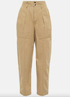 ISABEL MARANT ETOILE KIANA COTTON TAPERED PANTS SIZE 38 (4) $545 — photo 1