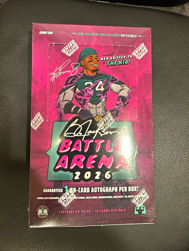 Bo Jackson Battle Arena 2026 Battle Arena Hobby Box 200 Cards 1 On-Card Auto