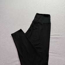 Women's Leggings L-XL Skinny Athleisure Running Workout Lounge Gymwear Black