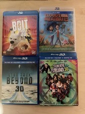 3D Blu-ray Movie Bundle Lot Of 4