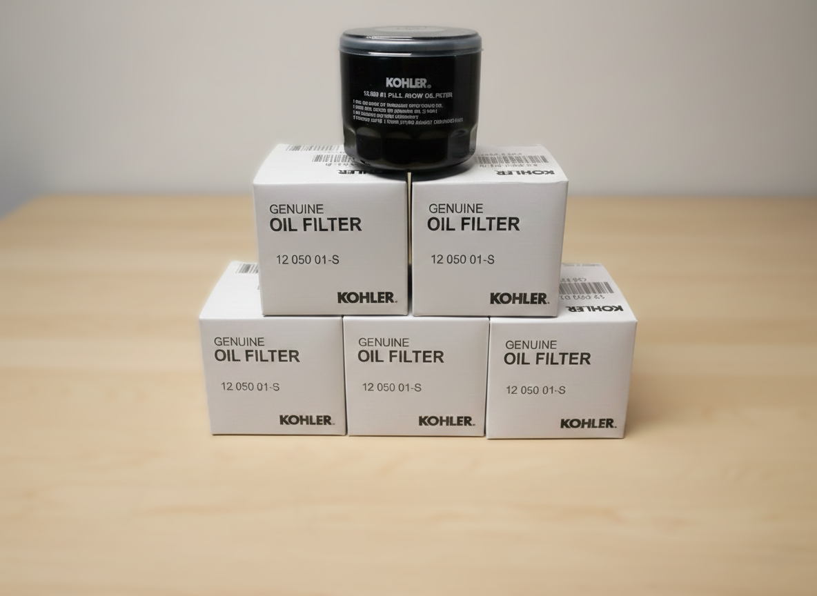 6 Pack Kohler 12 050 01-S Oil Filter OEM Fits CH18-25 CV18-25 Engines