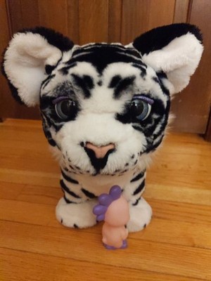 Exclusive FurReal Roarin  Ivory Playful Tiger White Limited Edition Toys R Us